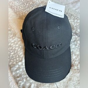 NWT Coach black women’s baseball hat